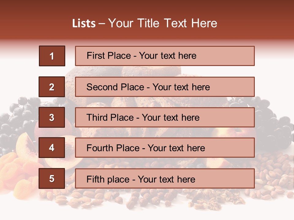 Eating Whole Wheat PowerPoint Template
