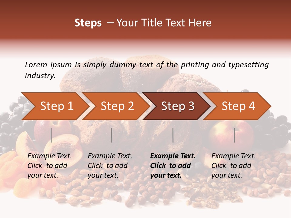 Eating Whole Wheat PowerPoint Template