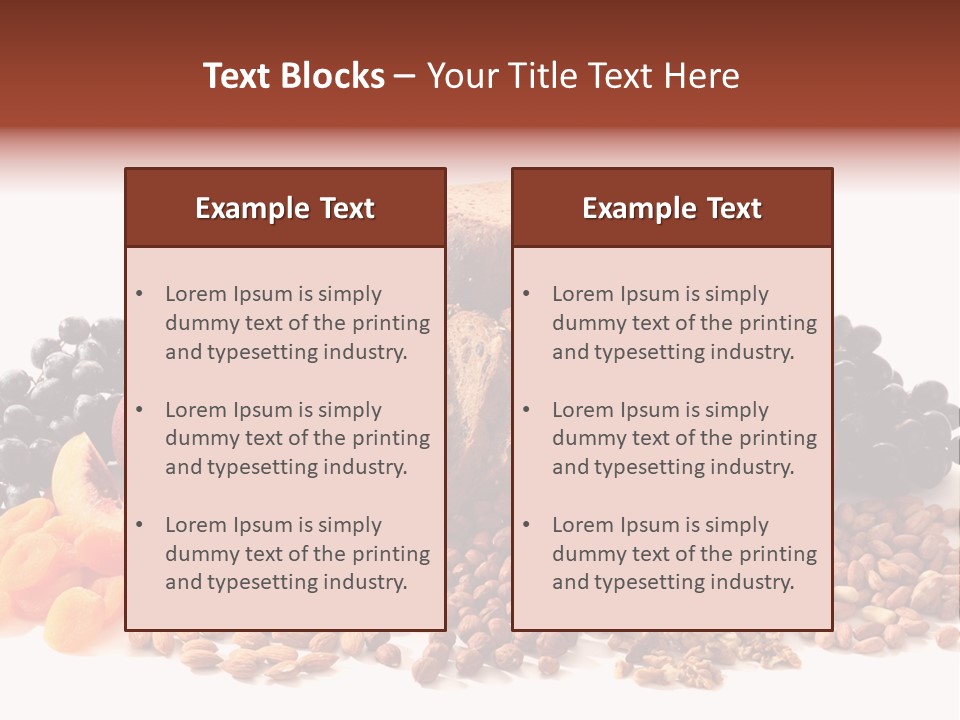 Eating Whole Wheat PowerPoint Template
