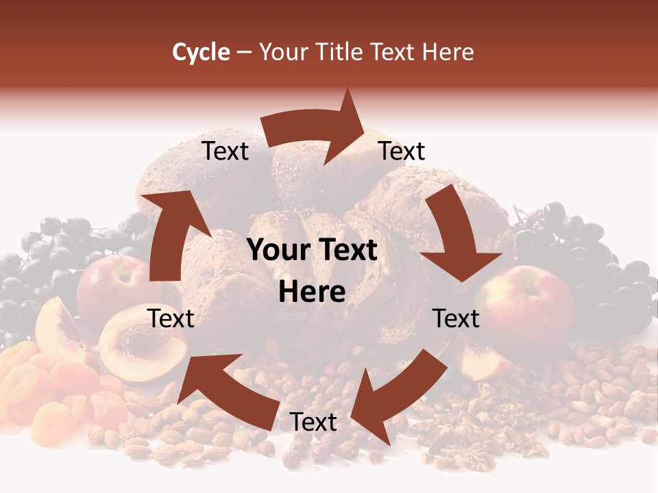 Eating Whole Wheat PowerPoint Template