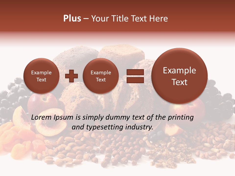 Eating Whole Wheat PowerPoint Template