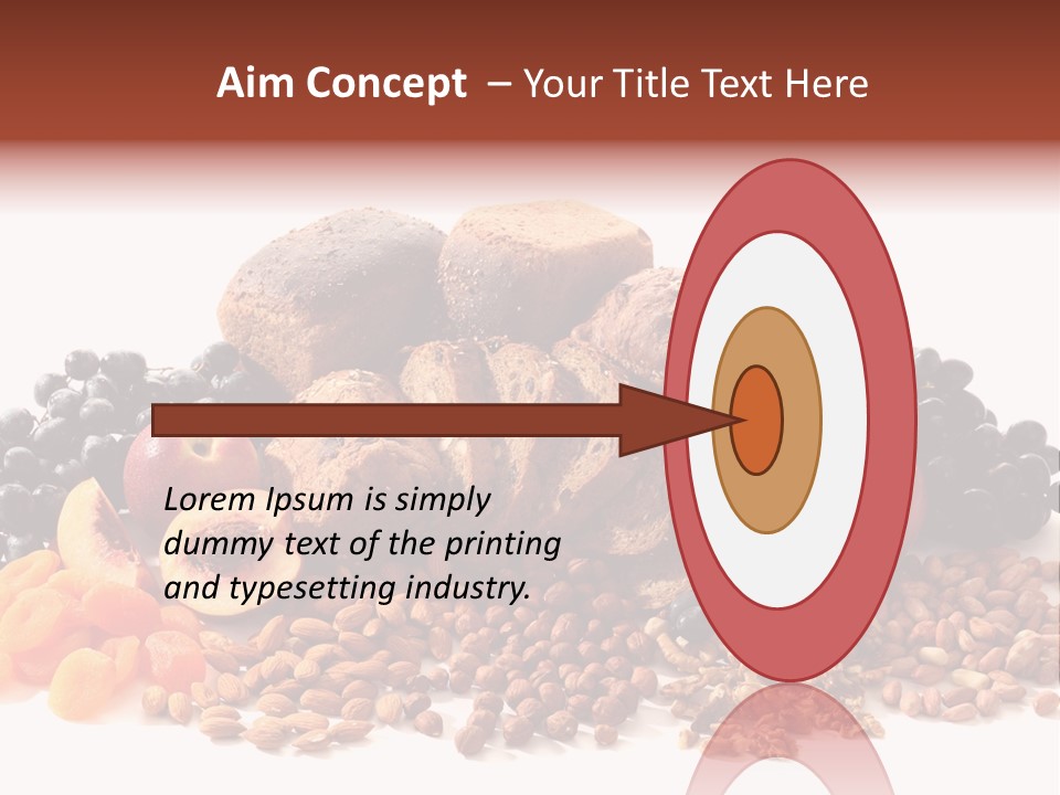 Eating Whole Wheat PowerPoint Template