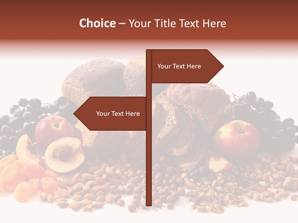 Eating Whole Wheat PowerPoint Template