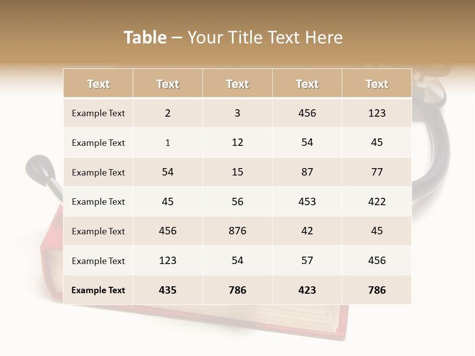 Wellbeing Closeup Scientific PowerPoint Template