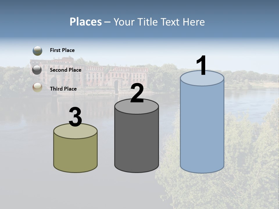 Stylish King Blue PowerPoint Template