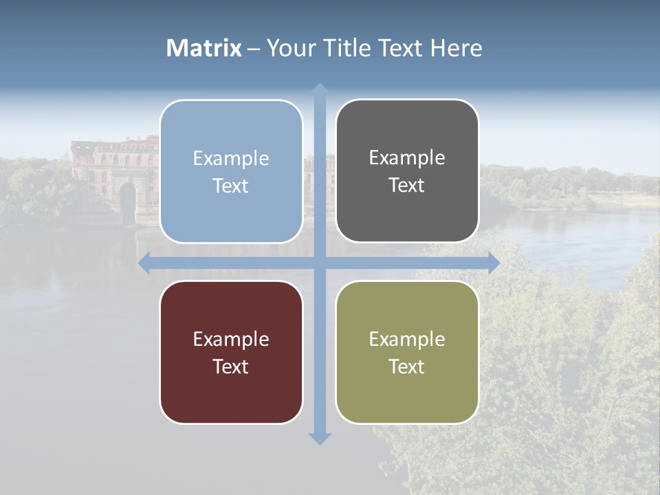 Stylish King Blue PowerPoint Template