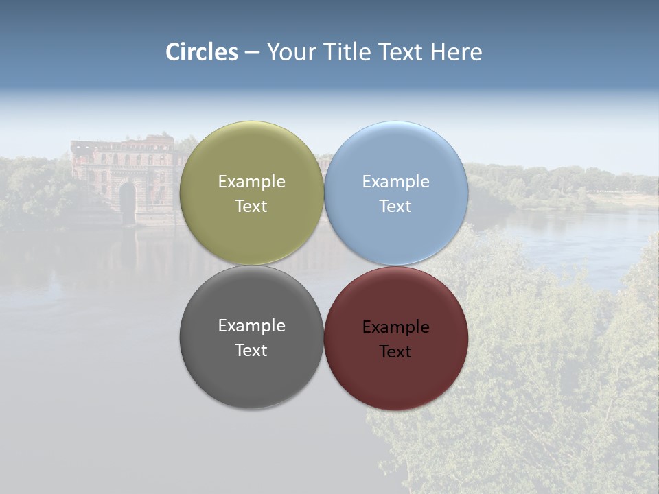 Stylish King Blue PowerPoint Template