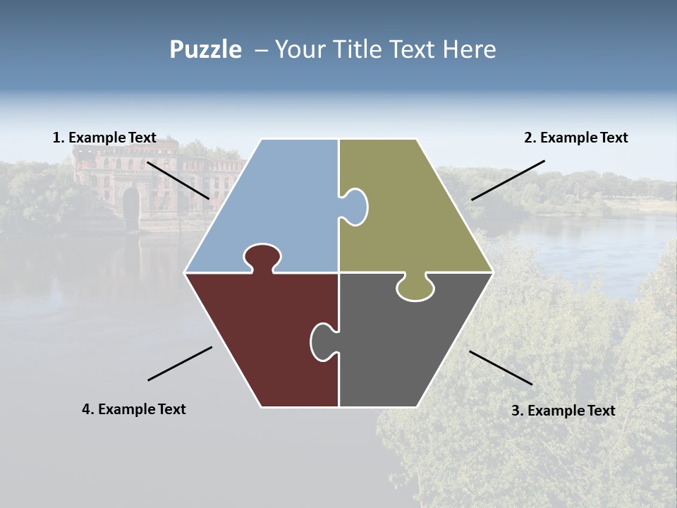 Stylish King Blue PowerPoint Template