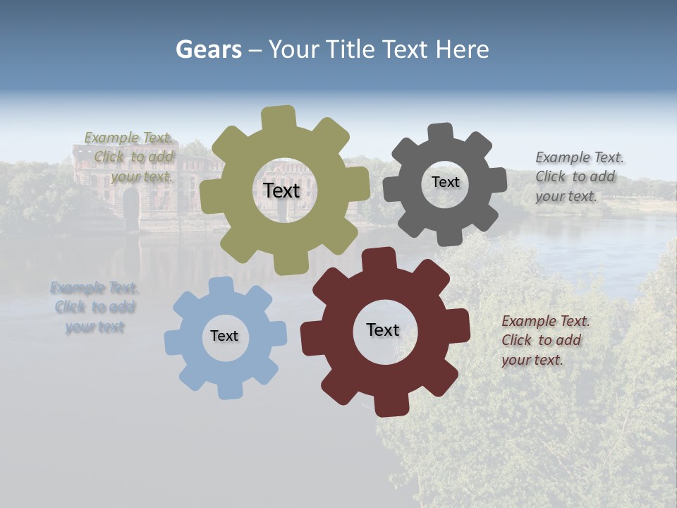 Stylish King Blue PowerPoint Template