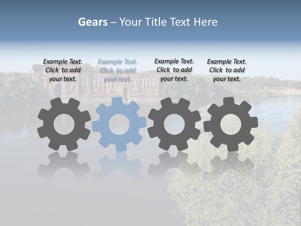 Stylish King Blue PowerPoint Template