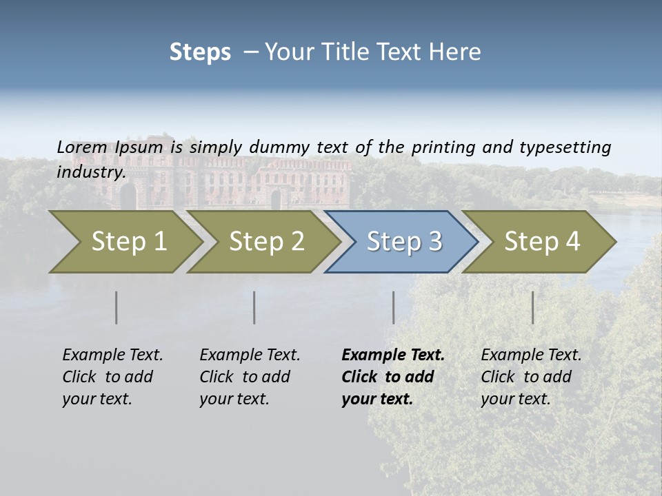 Stylish King Blue PowerPoint Template