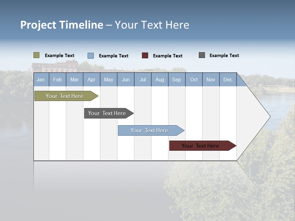 Stylish King Blue PowerPoint Template