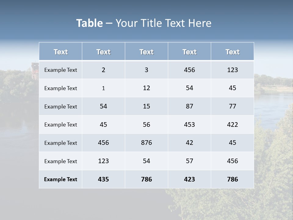 Stylish King Blue PowerPoint Template
