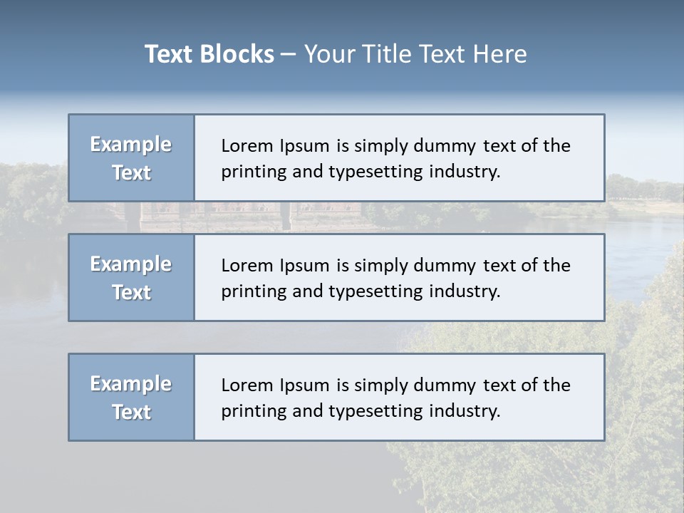 Stylish King Blue PowerPoint Template