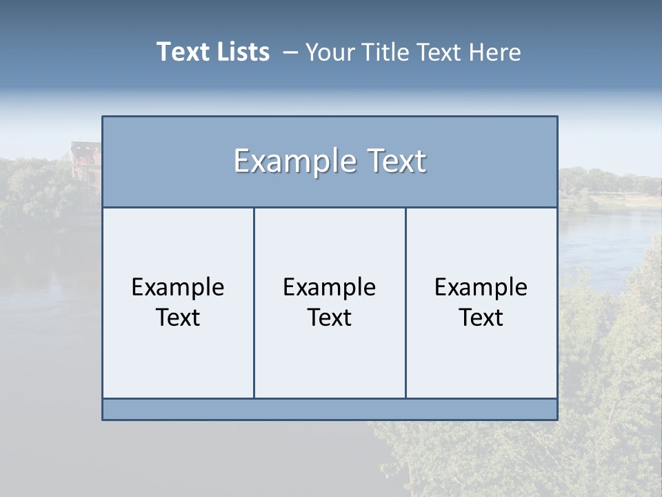 Stylish King Blue PowerPoint Template