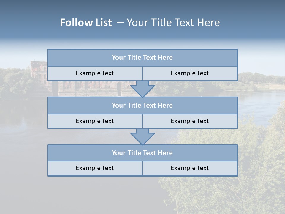 Stylish King Blue PowerPoint Template