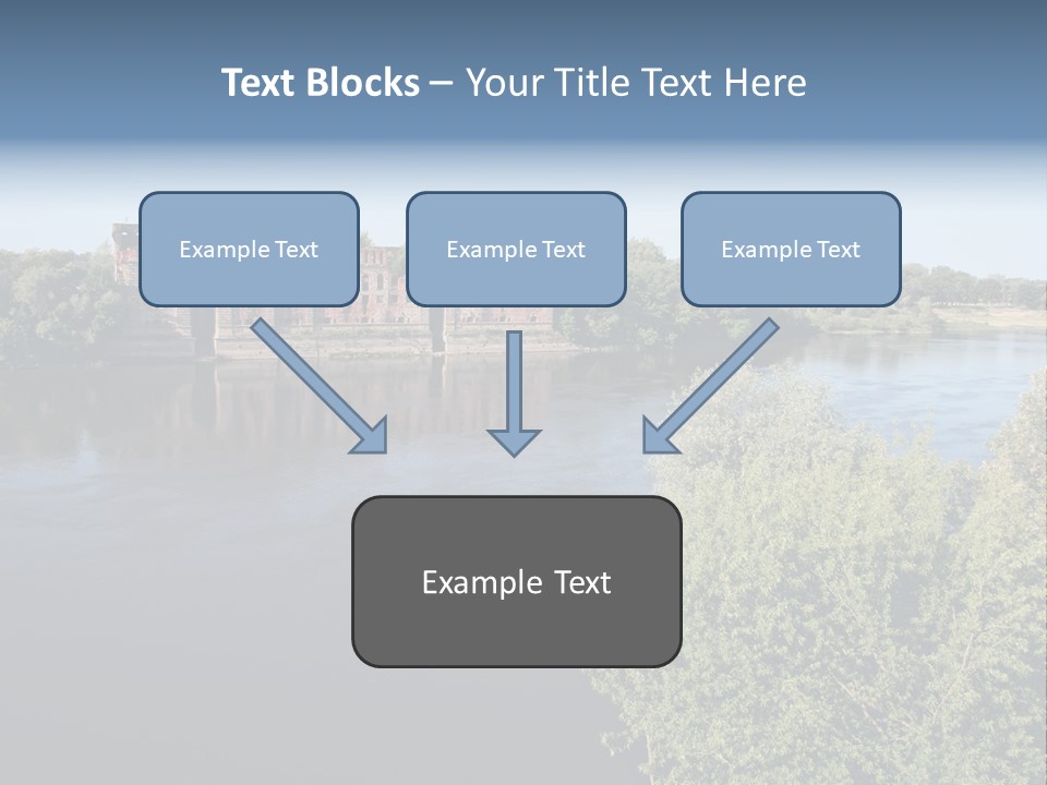 Stylish King Blue PowerPoint Template