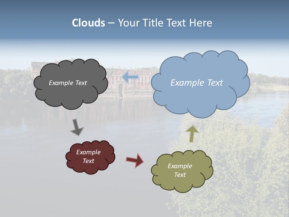 Stylish King Blue PowerPoint Template