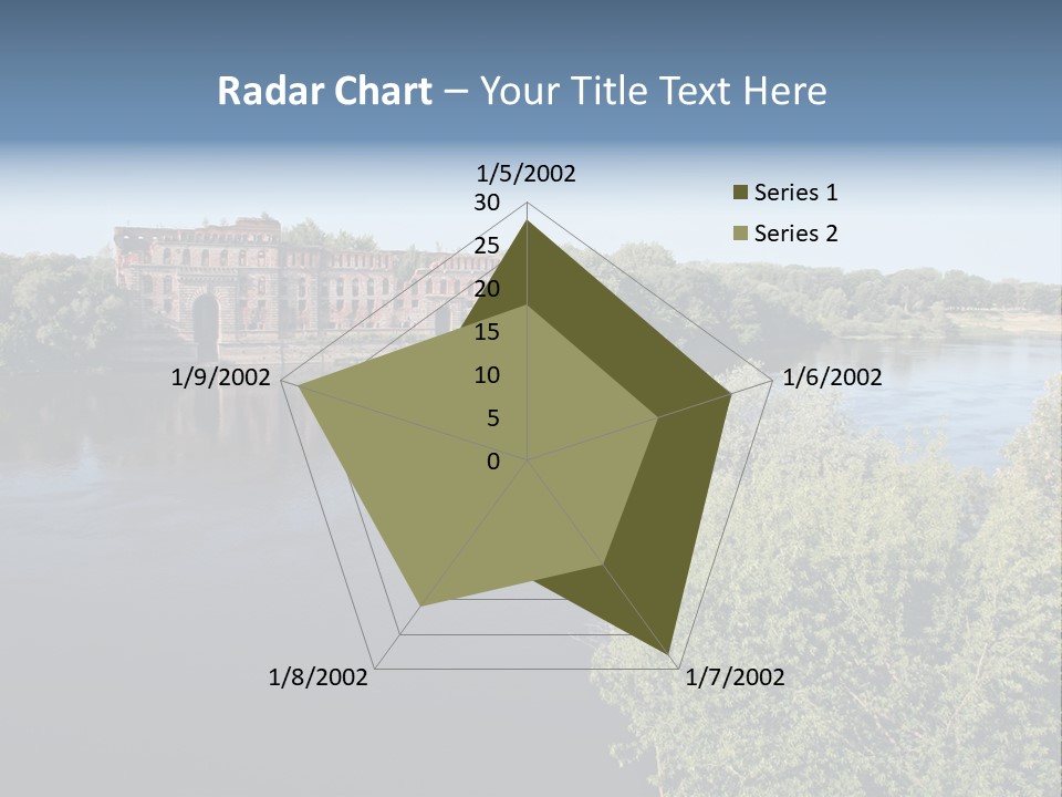 Stylish King Blue PowerPoint Template