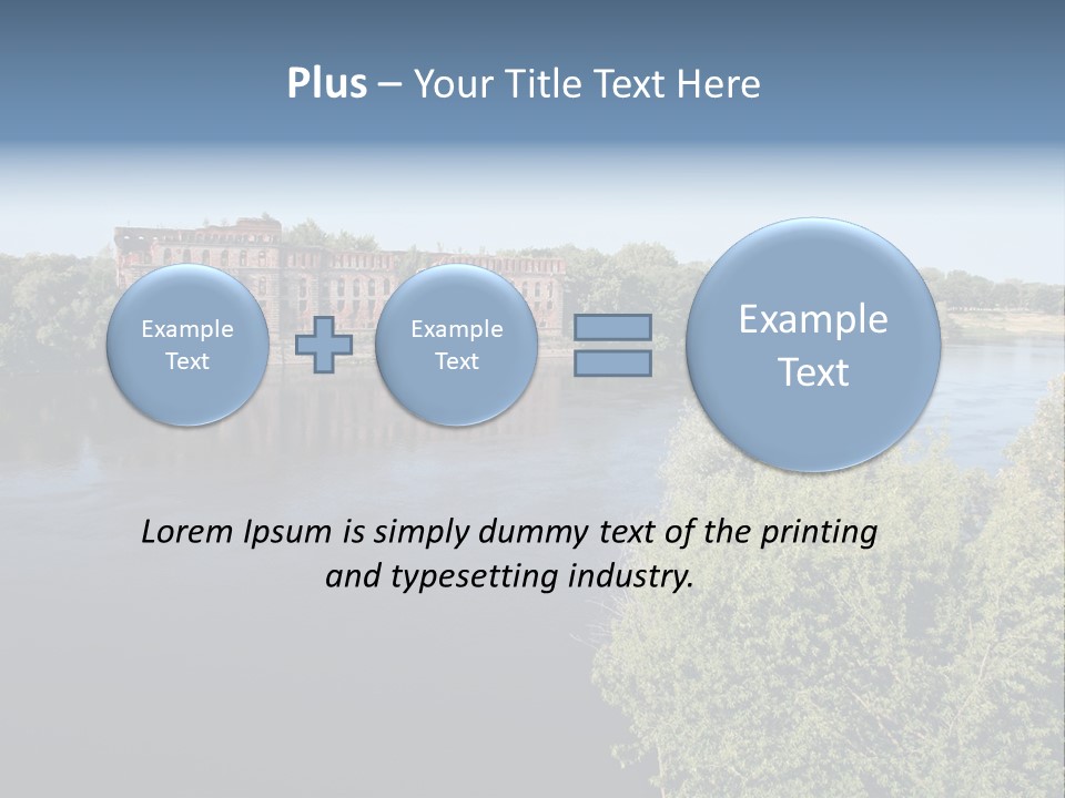 Stylish King Blue PowerPoint Template