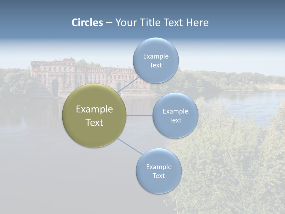 Stylish King Blue PowerPoint Template