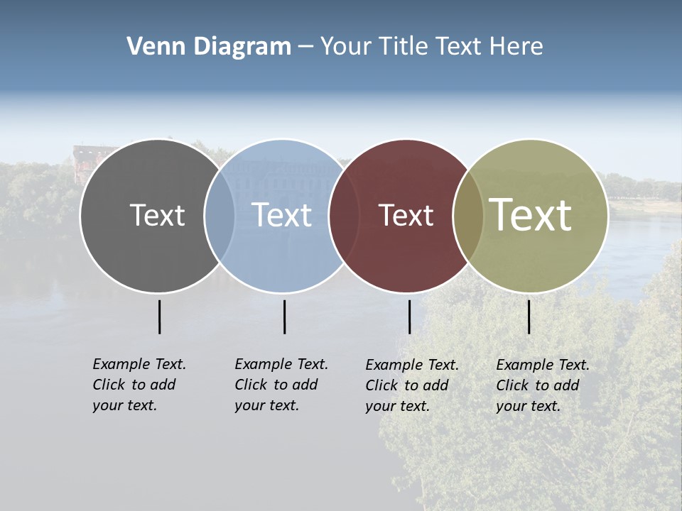 Stylish King Blue PowerPoint Template