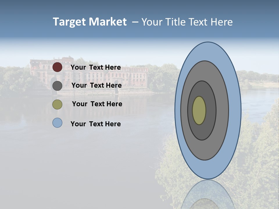 Stylish King Blue PowerPoint Template