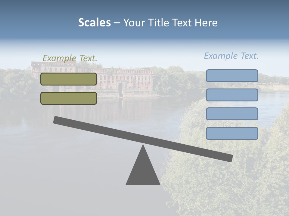 Stylish King Blue PowerPoint Template
