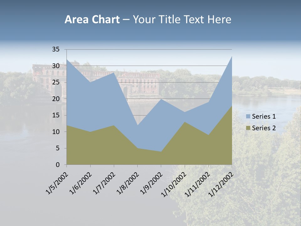 Stylish King Blue PowerPoint Template