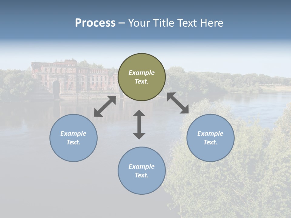 Stylish King Blue PowerPoint Template