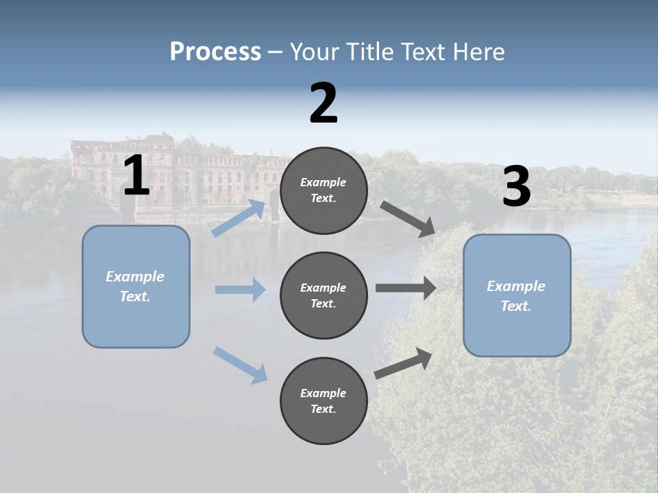 Stylish King Blue PowerPoint Template