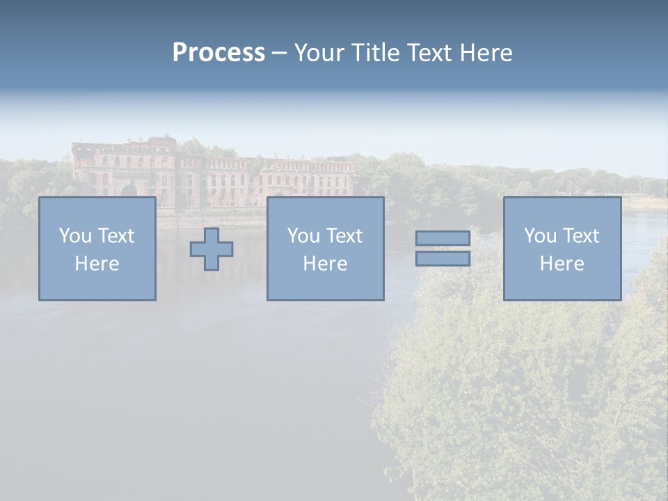 Stylish King Blue PowerPoint Template