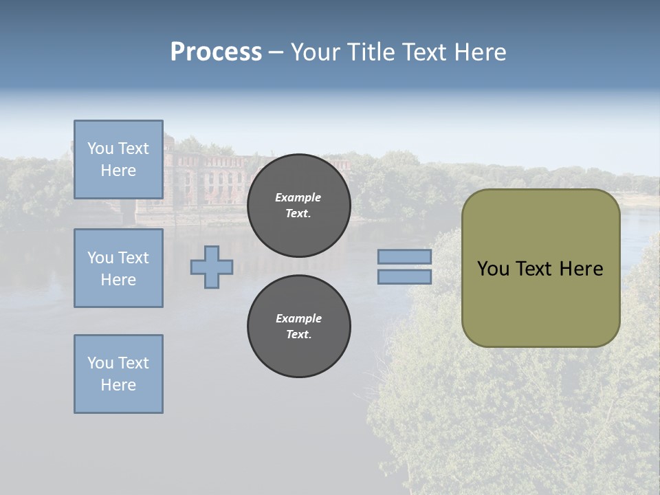 Stylish King Blue PowerPoint Template