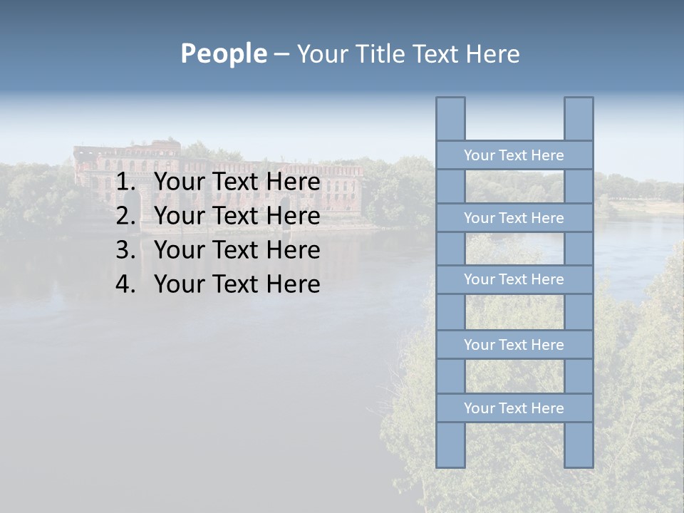 Stylish King Blue PowerPoint Template