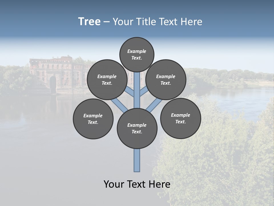 Stylish King Blue PowerPoint Template