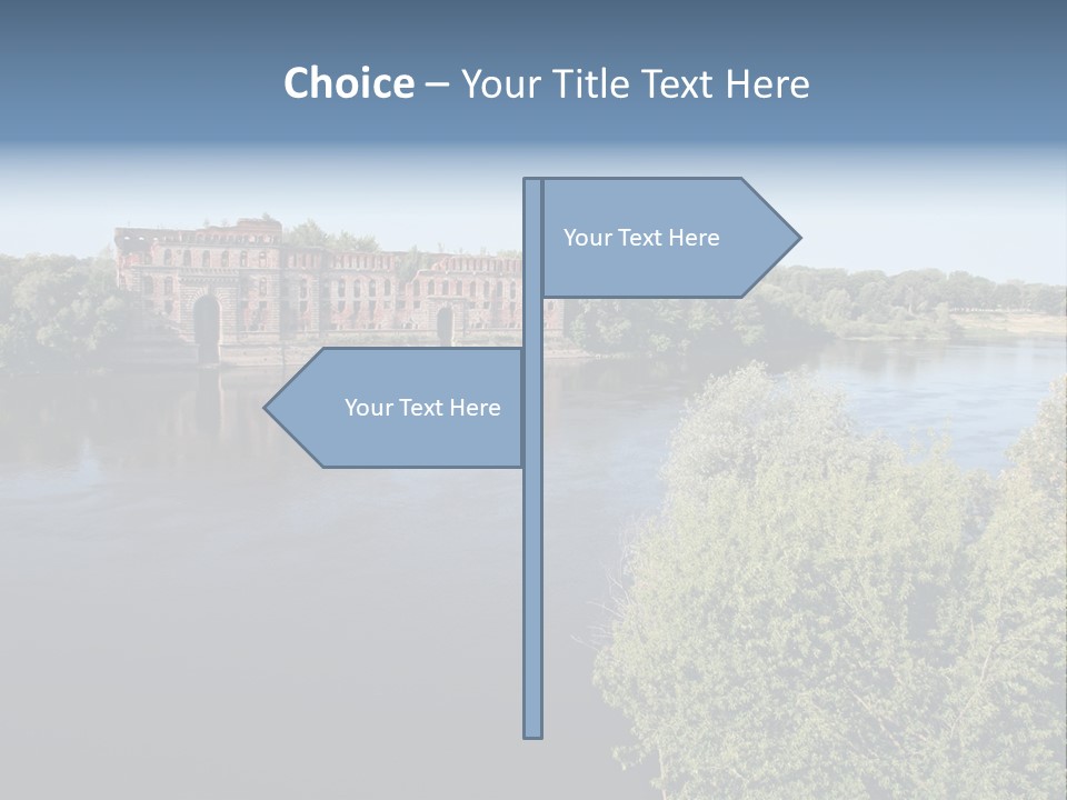 Stylish King Blue PowerPoint Template