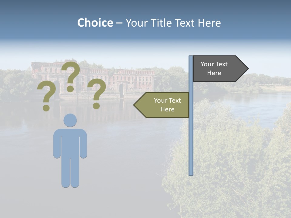 Stylish King Blue PowerPoint Template