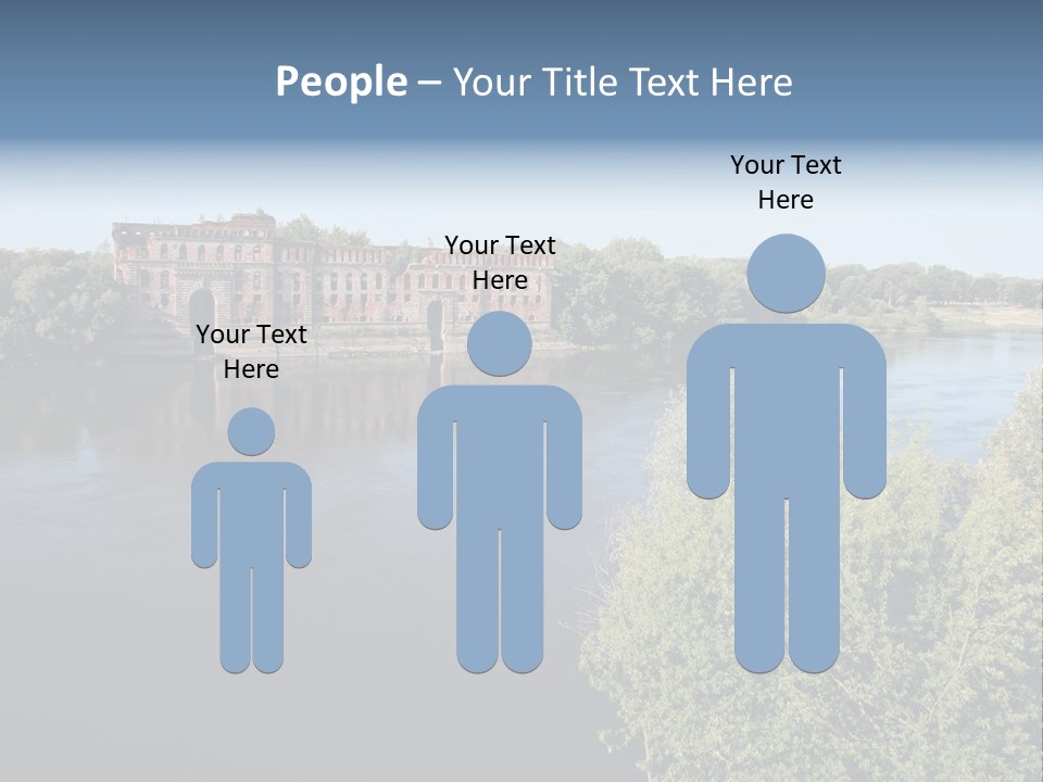 Stylish King Blue PowerPoint Template