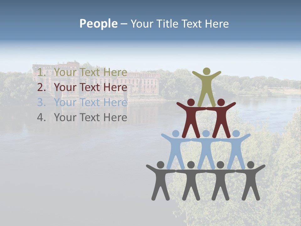 Stylish King Blue PowerPoint Template