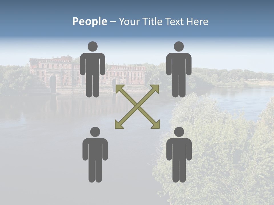 Stylish King Blue PowerPoint Template