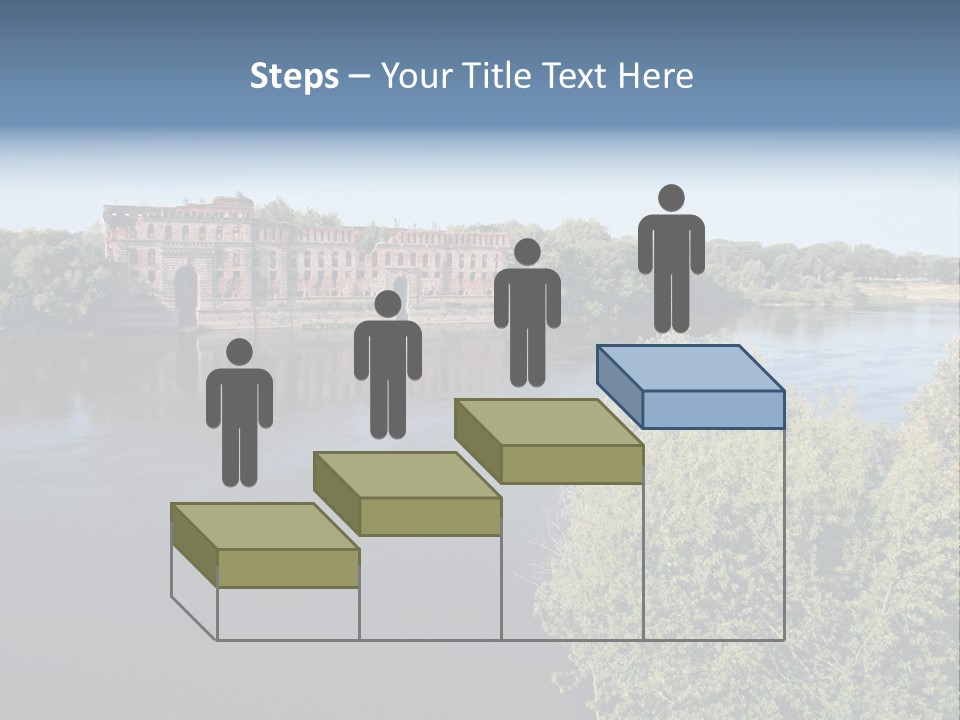 Stylish King Blue PowerPoint Template