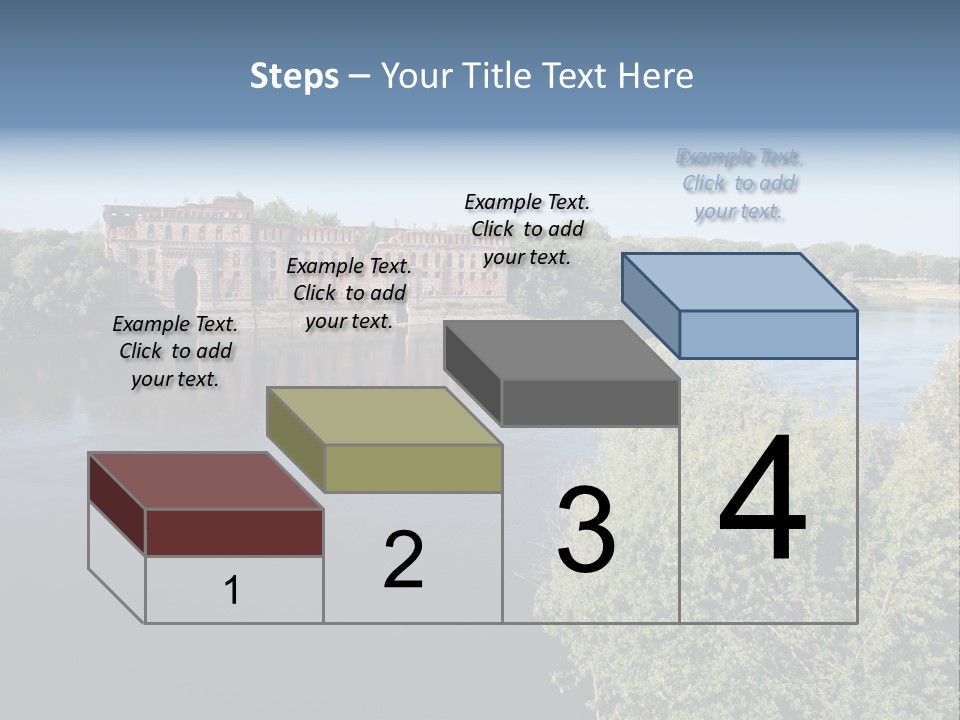 Stylish King Blue PowerPoint Template
