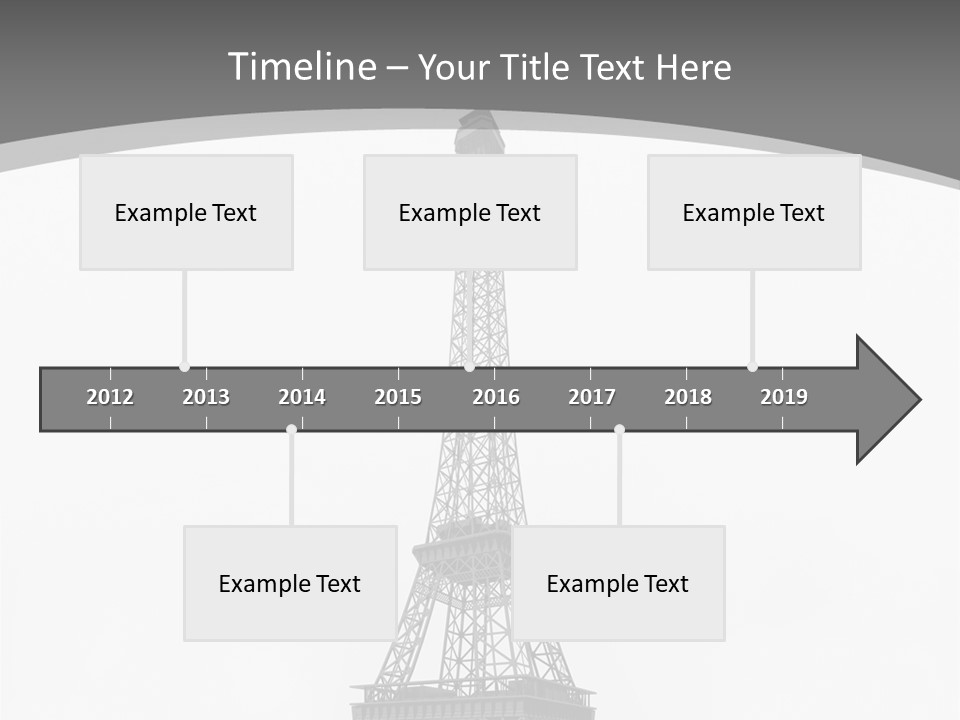 Journey Illustration Vacations PowerPoint Template