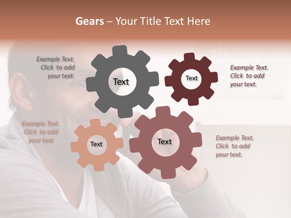 Half Interior Boss PowerPoint Template