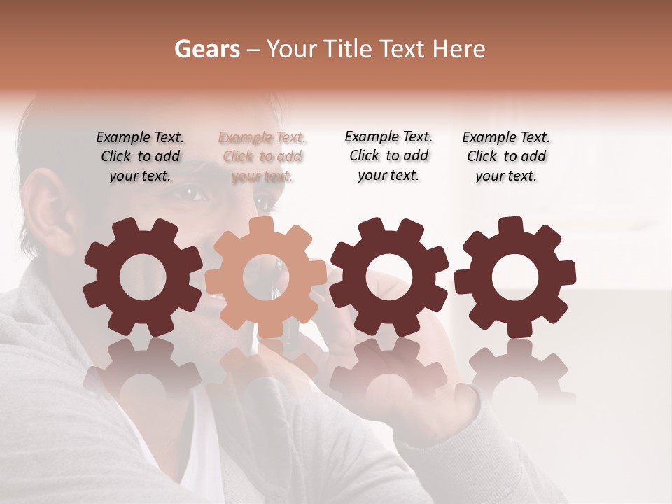 Half Interior Boss PowerPoint Template