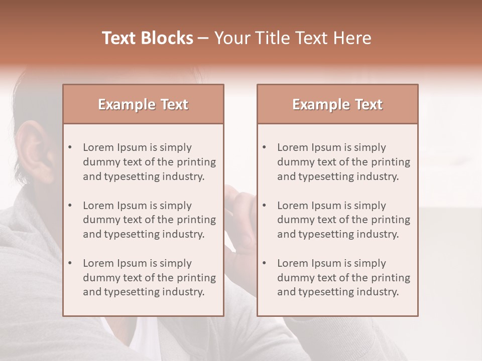 Half Interior Boss PowerPoint Template