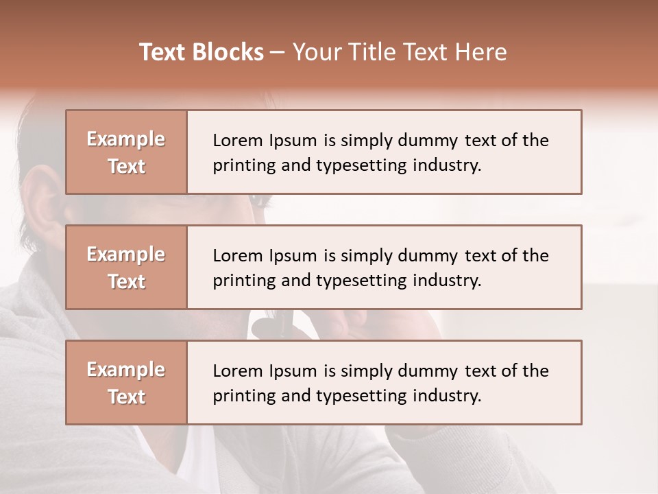 Half Interior Boss PowerPoint Template