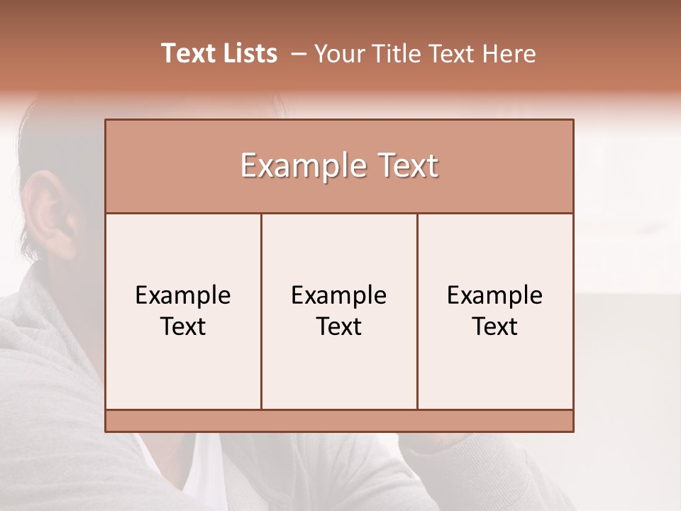 Half Interior Boss PowerPoint Template