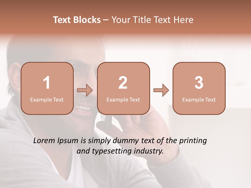 Half Interior Boss PowerPoint Template