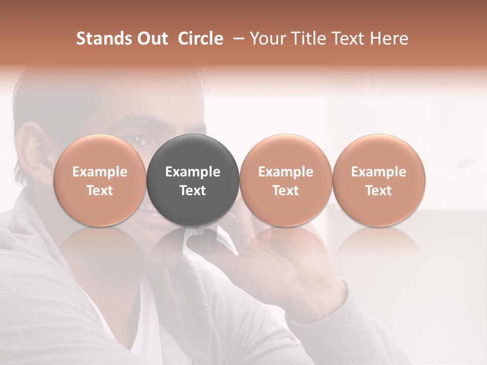 Half Interior Boss PowerPoint Template